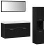 Juego de Muebles de Baño Juego de 3 Roble Negro de , Muebles de baño - Ref: Foro24-3334354, Precio: 342,38 €, Descuento: %