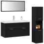 Juego de Muebles de Baño Juego de 3 Roble Negro de , Muebles de baño - Ref: Foro24-3334354, Precio: 342,38 €, Descuento: %