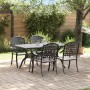 Juego de 3 Negro Aluminio Fundido Mediana de , Sillas de jardín - Ref: Foro24-3334645, Precio: 880,09 €, Descuento: %