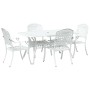 Set de 3 Blanco Aluminio fundido Grande de , Sillas de jardín - Ref: Foro24-3334646, Precio: 930,28 €, Descuento: %