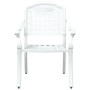 Set de 3 Blanco Aluminio fundido Grande de , Sillas de jardín - Ref: Foro24-3334646, Precio: 930,28 €, Descuento: %