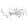 Juego de 3 Blanco Aluminio Fundido 150x90x72 cm Duradero de , Sillas de jardín - Ref: Foro24-3334654, Precio: 930,28 €, Descu...