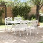 Juego de 3 Blanco Aluminio Fundido 150x90x72 cm Duradero de , Sillas de jardín - Ref: Foro24-3334654, Precio: 930,28 €, Descu...
