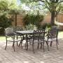 Set de 4 Negro Aluminio Fundido 6 Personas Asientos Múltiples de , Sillas de jardín - Ref: Foro24-3334657, Precio: 1,00 €, De...