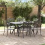 Set de 4 Negro Aluminio Fundido 6 Personas Asientos Múltiples de , Sillas de jardín - Ref: Foro24-3334657, Precio: 1,00 €, De...