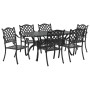 Set de 4 Negro Aluminio Fundido 6 Personas Asientos Múltiples de , Sillas de jardín - Ref: Foro24-3334657, Precio: 1,00 €, De...