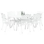 Juego de 4 Blanco Aluminio Fundido Para 6 Personas de , Sillas de jardín - Ref: Foro24-3334658, Precio: 1,00 €, Descuento: %