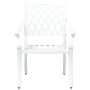 Juego de 4 Blanco Aluminio Fundido Para 6 Personas de , Sillas de jardín - Ref: Foro24-3334658, Precio: 1,00 €, Descuento: %
