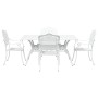 Set de 3 Blanco Aluminio Fundido 150x90x72 cm Duradero de , Sillas de jardín - Ref: Foro24-3334662, Precio: 930,28 €, Descuen...