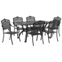 Set de 4 Negro Aluminio Fundido 150x90x72 cm de , Sillas de jardín - Ref: Foro24-3334665, Precio: 1,00 €, Descuento: %