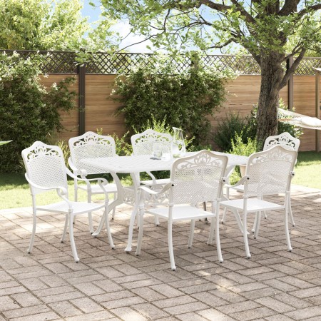 Juego de 4 Blanco Aluminio fundido Grande Inlays decorativos de , Sillas de jardín - Ref: Foro24-3334666, Precio: 1,00 €, Des...