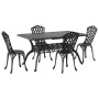 Set de 3 Negro Aluminio Fundido Grande de , Sillas de jardín - Ref: Foro24-3334669, Precio: 720,98 €, Descuento: %