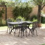 Set de 3 Negro Aluminio Fundido Grande de , Sillas de jardín - Ref: Foro24-3334669, Precio: 720,98 €, Descuento: %