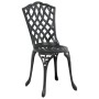 Set de 3 Negro Aluminio Fundido Grande de , Sillas de jardín - Ref: Foro24-3334669, Precio: 720,98 €, Descuento: %