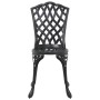 Set de 3 Negro Aluminio Fundido Grande de , Sillas de jardín - Ref: Foro24-3334669, Precio: 720,98 €, Descuento: %