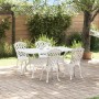 Juego de 3 Blanco Aluminio Fundido 150 x 90 x 72 cm de , Sillas de jardín - Ref: Foro24-3334670, Precio: 720,56 €, Descuento: %