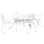 Set de 3 Blanco Aluminio Fundido Grande Durable de , Sillas de jardín - Ref: Foro24-3334678, Precio: 842,90 €, Descuento: %