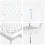 Set de 3 Blanco Aluminio Fundido Grande Durable de , Sillas de jardín - Ref: Foro24-3334678, Precio: 842,90 €, Descuento: %