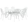 Set de 4 Blanco Aluminio Fundido Grande de , Sillas de jardín - Ref: Foro24-3334682, Precio: 999,50 €, Descuento: %