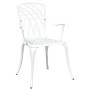 Set de 4 Blanco Aluminio Fundido Grande de , Sillas de jardín - Ref: Foro24-3334682, Precio: 999,50 €, Descuento: %