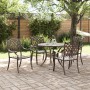 Conjunto de Comedor de Jardín de 5 Piezas de Bronce de Aluminio Fundido de , Sillas de jardín - Ref: Foro24-3334692, Precio: ...