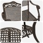 Conjunto de Comedor de Jardín de 7 Piezas de en Aluminio Fundido Bronce de , Sillas de jardín - Ref: Foro24-3334704, Precio: ...