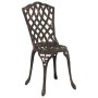 Conjunto de Comedor de Jardín de 7 Piezas de en Aluminio Fundido Bronce de , Sillas de jardín - Ref: Foro24-3334712, Precio: ...
