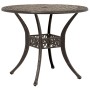 Conjunto de Comedor de Jardín de 7 Piezas de en Aluminio Fundido Bronce de , Sillas de jardín - Ref: Foro24-3334712, Precio: ...