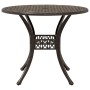 Conjunto de Comedor de Jardín de 7 Piezas de en Aluminio Fundido Bronce de , Sillas de jardín - Ref: Foro24-3334712, Precio: ...