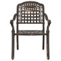 Set de bistró de jardín de 5 piezas de aluminio fundido de , Sillas de jardín - Ref: Foro24-3334728, Precio: 608,62 €, Descue...