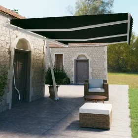 Toldo de pie retráctil manual gris antracita 600x350 cm de vidaXL, Toldos - Ref: Foro24-3069679, Precio: 687,69 €, Descuento: %