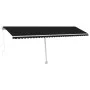Toldo de pie retráctil manual gris antracita 600x350 cm de vidaXL, Toldos - Ref: Foro24-3069679, Precio: 687,69 €, Descuento: %