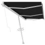 Toldo de pie retráctil manual gris antracita 600x350 cm de vidaXL, Toldos - Ref: Foro24-3069679, Precio: 687,69 €, Descuento: %