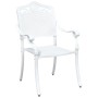 Juego de Comedor de Jardín de 5 Piezas en Aluminio Fundido Blanco de , Sillas de jardín - Ref: Foro24-3334746, Precio: 672,51...