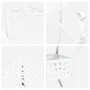 Juego de Comedor de Jardín de 5 Piezas en Aluminio Fundido Blanco de , Sillas de jardín - Ref: Foro24-3334746, Precio: 672,51...