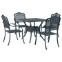 Juego de Comedor de Jardín de 5 Piezas Verde de Aluminio de , Sillas de jardín - Ref: Foro24-3334747, Precio: 619,48 €, Descu...
