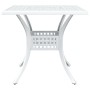Set de Bistro de Jardín de 3 Piezas en Aluminio Fundido Blanco de , Sillas de jardín - Ref: Foro24-3334750, Precio: 324,58 €,...