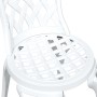 Set de Bistro de Jardín de 3 Piezas en Aluminio Fundido Blanco de , Sillas de jardín - Ref: Foro24-3334750, Precio: 324,58 €,...