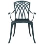 Set de Comedor para Jardín de 5 Piezas Verde de Aluminio Fundido de , Sillas de jardín - Ref: Foro24-3334763, Precio: 502,13 ...