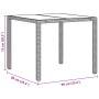 Conjunto de Comedor de Jardín de 5 Piezas con Cojines Marrón de Poliratán de , Sillas de jardín - Ref: Foro24-3334864, Precio...