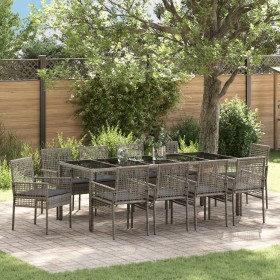 Juego de 6 Gris, Negro de , Sillas de jardín - Ref: Foro24-3334878, Precio: 763,69 €, Descuento: %