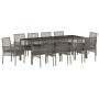 Juego de 6 Gris, Negro de , Sillas de jardín - Ref: Foro24-3334878, Precio: 763,69 €, Descuento: %