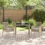 Juego de 2 Beige Poliratán 90 x 90 x 75 cm de , Sillas de jardín - Ref: Foro24-3334879, Precio: 208,60 €, Descuento: %