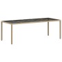 Set de 6 Beige y negro de , Sillas de jardín - Ref: Foro24-3334894, Precio: 767,08 €, Descuento: %