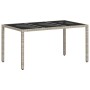 Conjunto de Comedor de Jardín de 5 Piezas con Cojines Gris Claro de Poliratán de , Sillas de jardín - Ref: Foro24-3334897, Pr...