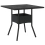 Juego de comedor de jardín de 5 piezas negro de poliratán de , Sillas de jardín - Ref: Foro24-3334924, Precio: 307,55 €, Desc...