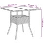 Conjunto de Comedor de Jardín de 3 Piezas Marrón Ratán Poliéster de , Sillas de jardín - Ref: Foro24-3334925, Precio: 189,45 ...