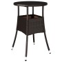 Juego de Comedor de Jardín de 5 Piezas Marrón Polirratán de , Sillas de jardín - Ref: Foro24-3334944, Precio: 270,07 €, Descu...