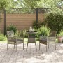 Juego de Comedor de Jardín de 3 Piezas Gris Ratán Sintético de , Sillas de jardín - Ref: Foro24-3334945, Precio: 163,20 €, De...