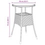 Juego de Comedor de Jardín Set de 3 Beige Mimbre, Vidrio Duradero de , Sillas de jardín - Ref: Foro24-3334947, Precio: 166,16...